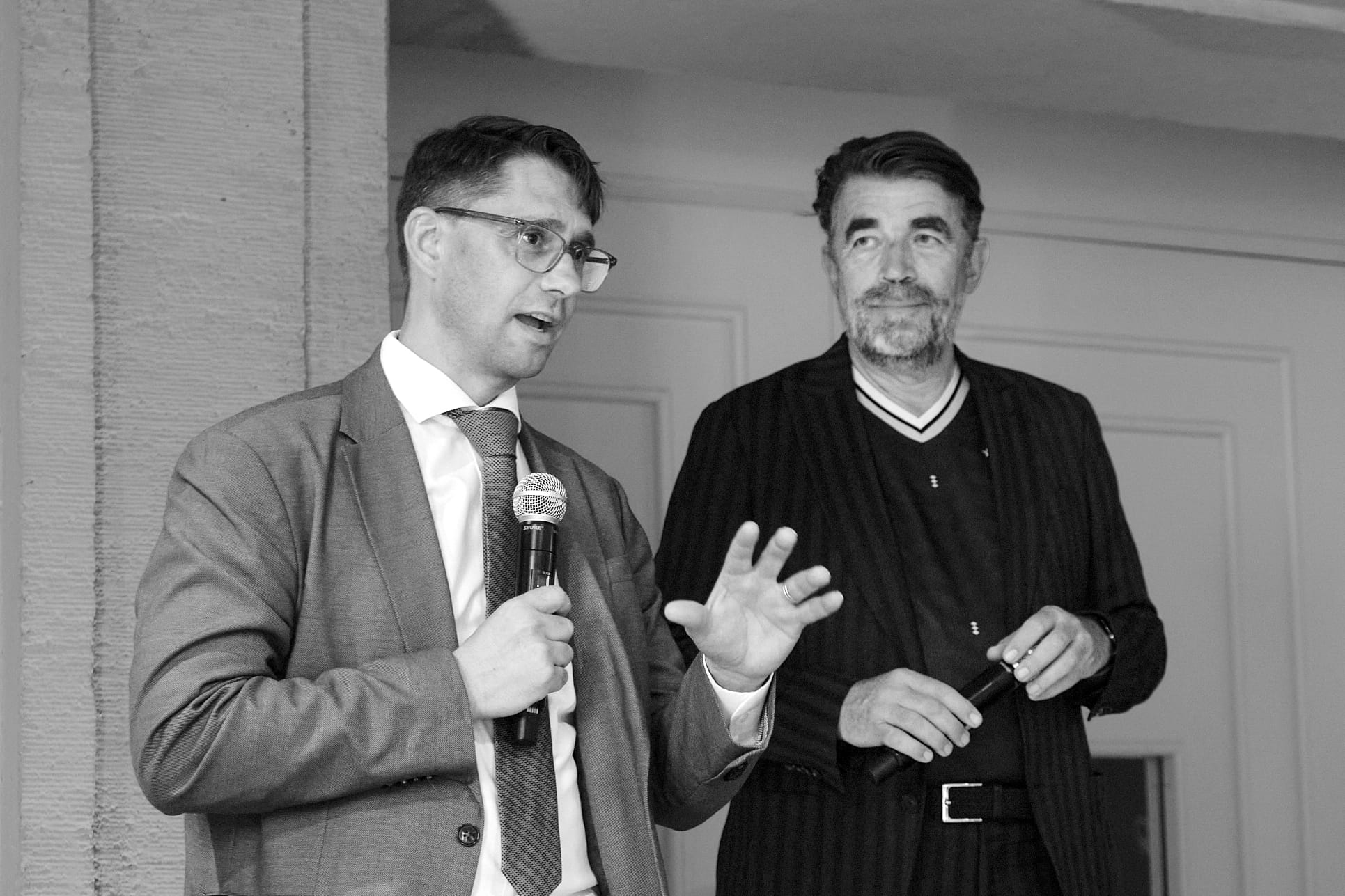Ronald Benter mit Mathias Dahms (Präsident DSWV)